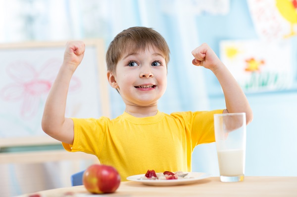 Bigstock Child Boy Eating Healthy Food 79029994r