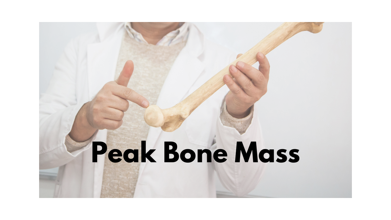 What is Peak bone mass?